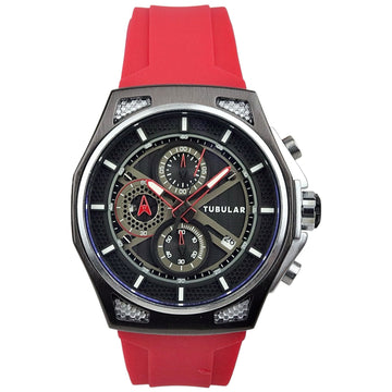 Tubular - Chronograph Watch - Silicon Strap - TB-118 image 0