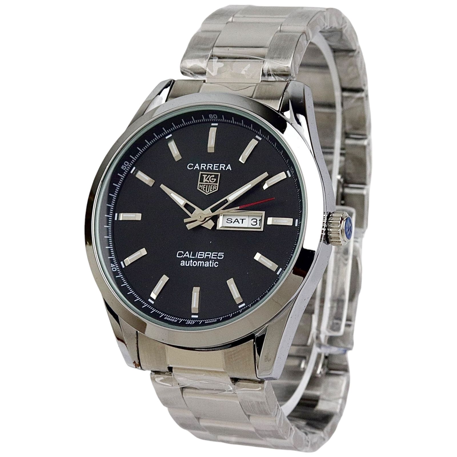 Carrera Calibre 5 - Luxury Swiss Watch - Stainless Steel - C-893 image 0