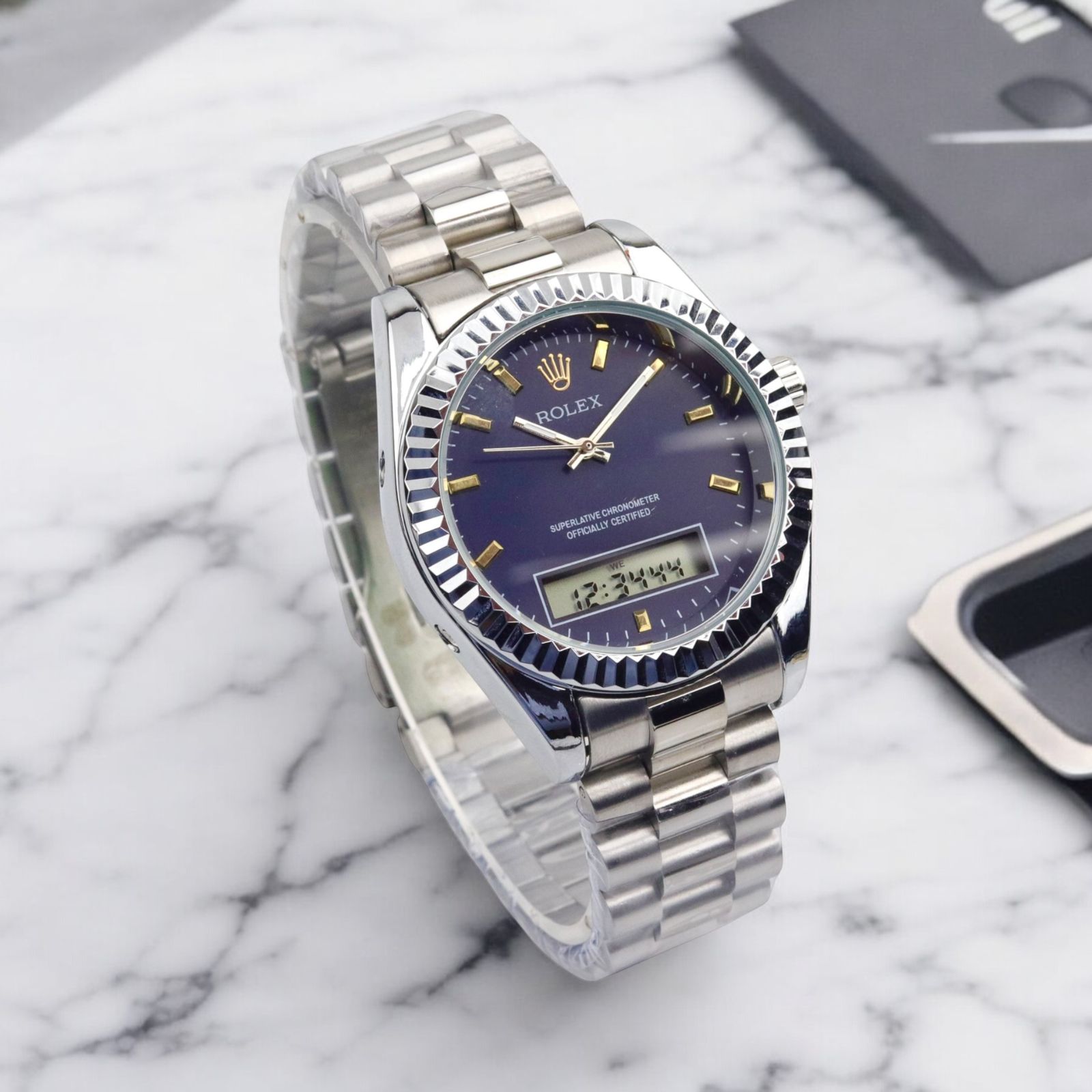RLX - Special Edition - Dual Time - Stainless Steel - C-864 image 1