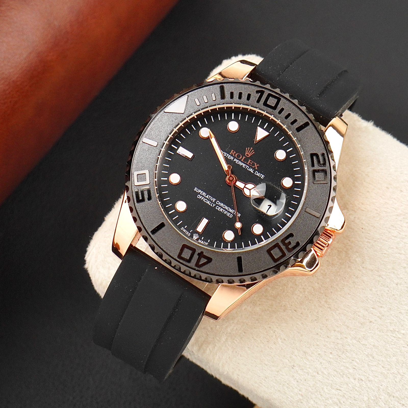 RLX - Silicon Strap - Master Lock - Men Watch -  C-1172 image 5