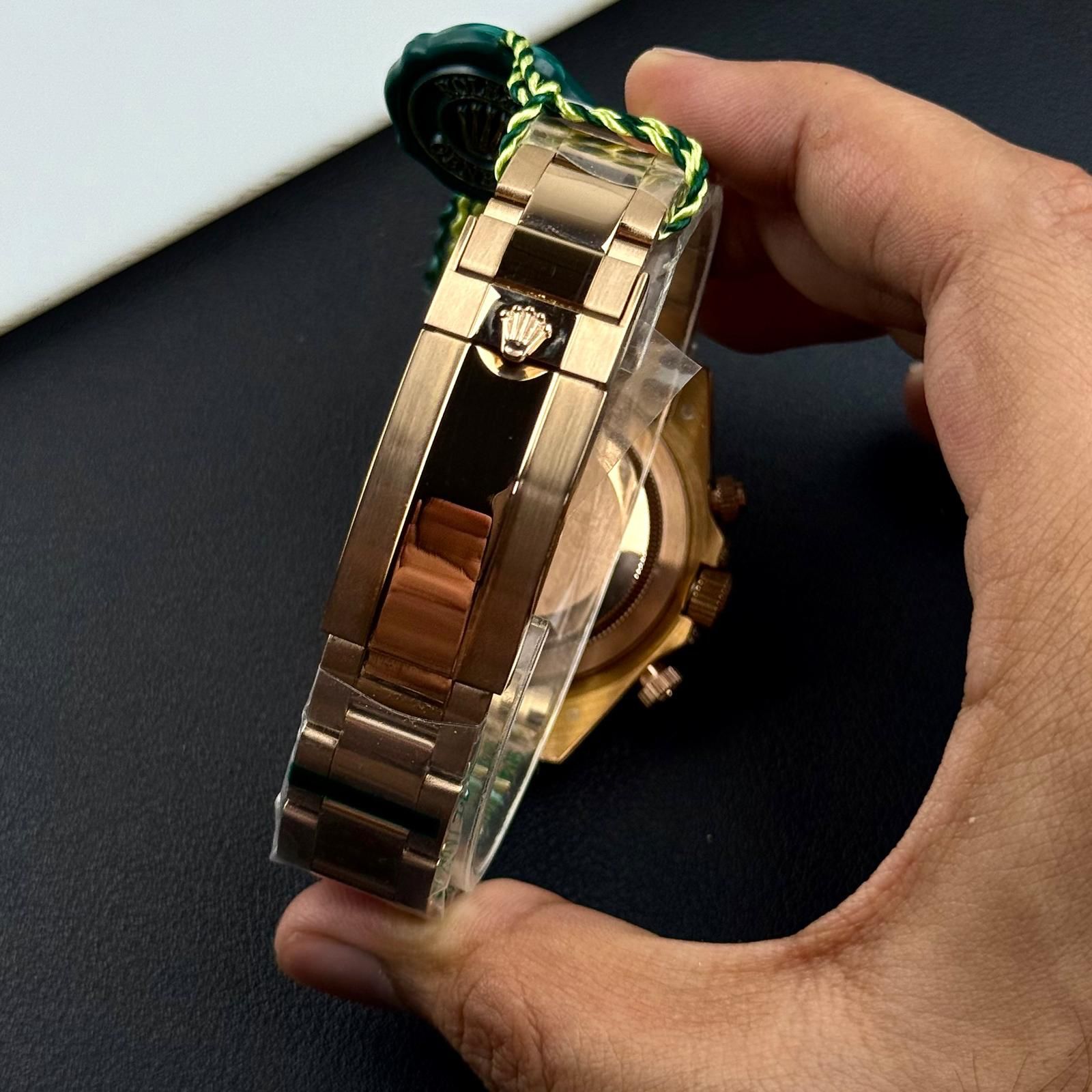 RLX - Chronograph Watch - Stone Dial - Stainless Steel - L-127 image 4