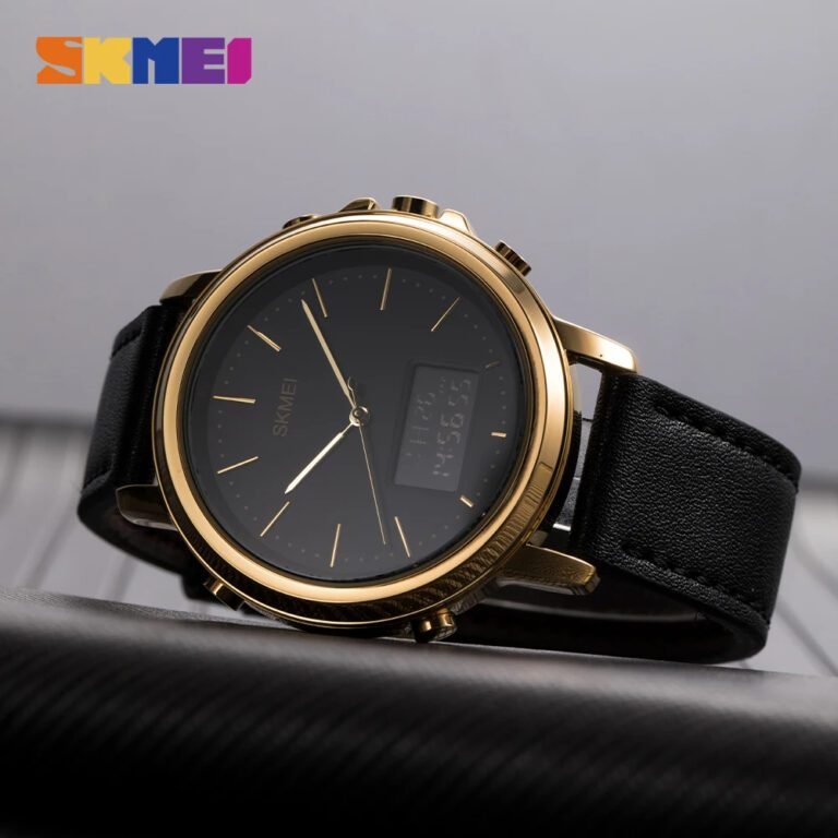 Skmei - 1652 - Leather Multifunctional Waterproof - Dials Watches