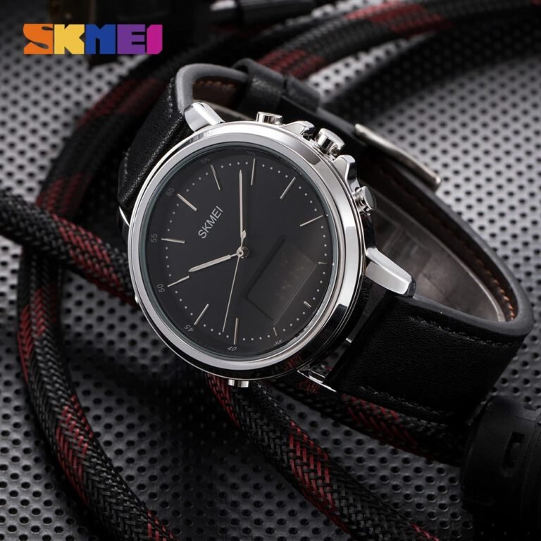 Skmei - 1652 - Leather Multifunctional Waterproof - Dials Watches