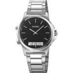 Skmei - 2120 - Electronic Luminous 30m Waterproof - Silver/Black - Image 3