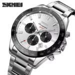 Skmei - 9259 - Stainless Steel Chronograph - Silver/Silver