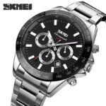 Skmei - 9259 - Stainless Steel Chronograph - Silver/Black