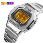 Skmei - 1456 - Stainless Steel - Silver - Image 4