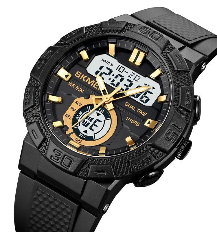 1881-5.jpg Skmei - 1881 - Digital Analog - Gold/White - Image 1