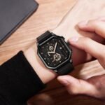 Skmei - 1963 - Waterproof Watch With Date Countdown - Black/RoseGold - Image 3