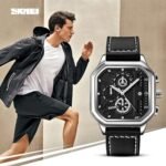 Skmei - 1963 - Waterproof Watch With Date Countdown - Silver - Image 3