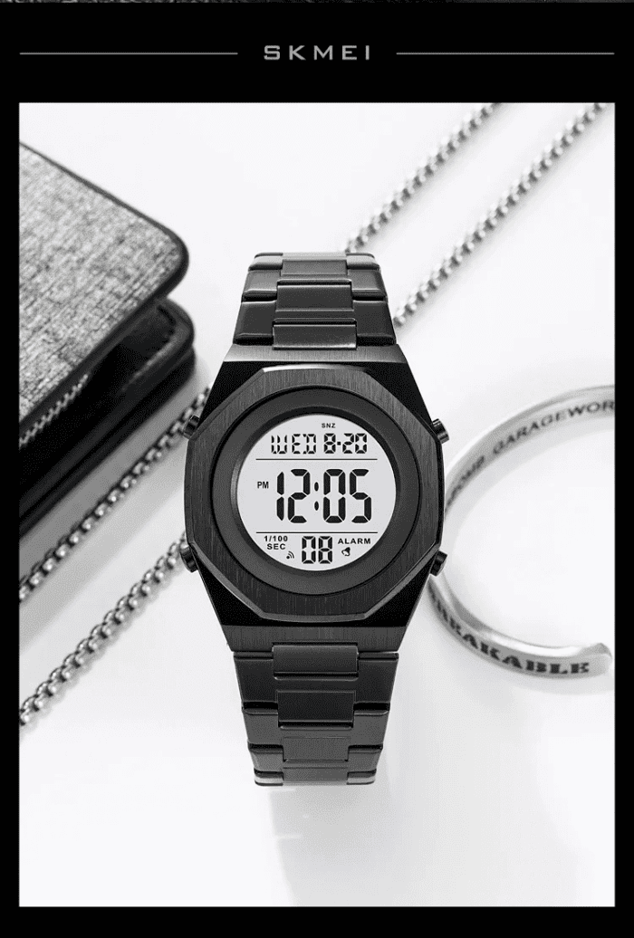 Skmei - 2066 - Sports Waterproof Hand Multifunctional - Black - Image 2