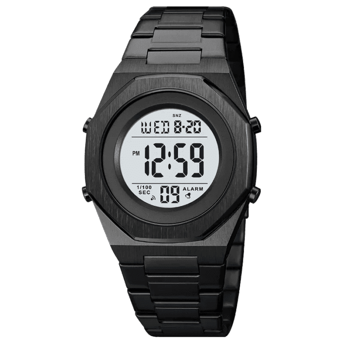 Skmei - 2066 - Sports Waterproof Hand Multifunctional - Black - Image 1