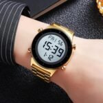 Skmei - 2079 - Electronic Waterproof Multifunctional - Golden - Image 2