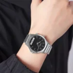 Skmei - 2120 - Electronic Luminous 30m Waterproof - Silver/Black - Image 5