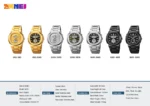 Skmei - 2279 - Dual Time Stainless Steel Watch - Silver/Silver - Image 4