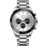 Skmei - 9259 - Stainless Steel Chronograph - Silver/Silver - Image 2