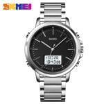 Skmei - 1652 (Chain) - Multifunctional Waterproof - Silver/White-Steel - Image 3
