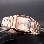 Skmei - 2258 - Dual Time Watch - RoseGold - Image 2