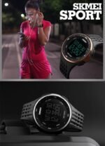 Skmei - 1219 - Digital Time Sports - Silver - Image 4