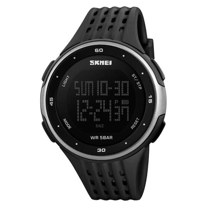 Skmei - 1219 - Digital Time Sports - Silver - Image 5