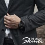 SKMEI -1260 - Waterproof Business Watch For Men - Black/Gun-Steel - Image 6