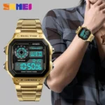 Skmei - 1335 - Count Down Waterproof - Golden - Image 3