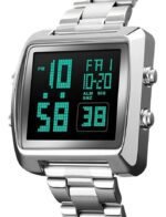 Skmei - 1369 - Luxury Gents Digital Watch - Silver - Image 6