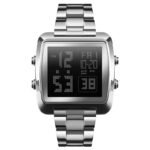 Skmei - 1369 - Luxury Gents Digital Watch - Silver