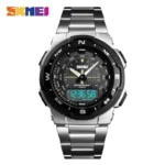 Skmei - 1370 - Dual Display Waterproof - Silver - Image 2