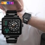 SKMEI - 1392 - High Quality Luxury Watch - Black - Image 2
