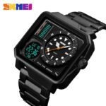 SKMEI - 1392 - High Quality Luxury Watch - Black - Image 3