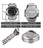 SKMEI - 1448 - High Quality Luxury Watch - Silver - Image 5