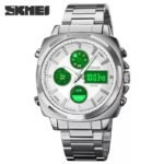 SKMEI - 1673 - High Quality Luxury Watch - Silver - Image 4