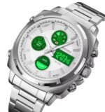 SKMEI - 1673 - High Quality Luxury Watch - Silver - Image 3