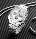 SKMEI - 1673 - High Quality Luxury Watch - Silver - Image 2