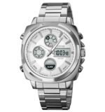 SKMEI - 1673 - High Quality Luxury Watch - Silver