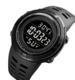 SKMEI - 1681 - High Quality Luxury Watch - Black/Black