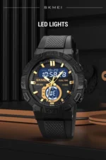 Skmei - 1881 - 50M Waterproof - Gold/White - Image 2