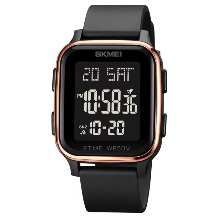 SKMEI - 1858 - High Quality Luxury Watch - Rosegold - Image 3