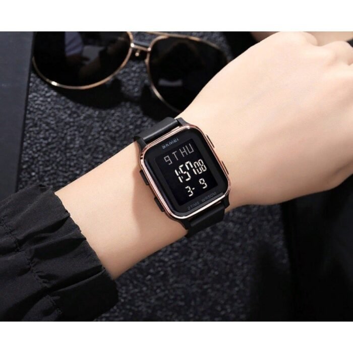 SKMEI - 1858 - High Quality Luxury Watch - Rosegold - Image 4
