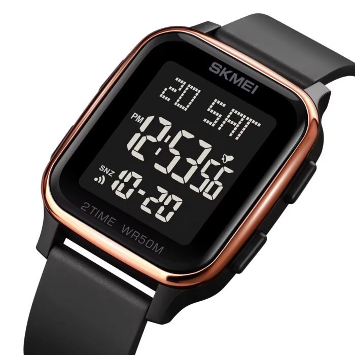 SKMEI - 1858 - High Quality Luxury Watch - Rosegold - Image 2