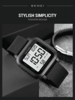 Skmei - 1894 - Digital Watch Waterproof - Black/white - Image 3