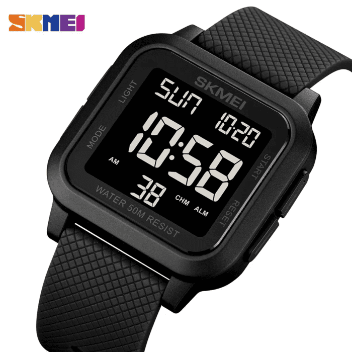 Skmei - 1894 - Digital Watch Waterproof - Black/Black - Image 1