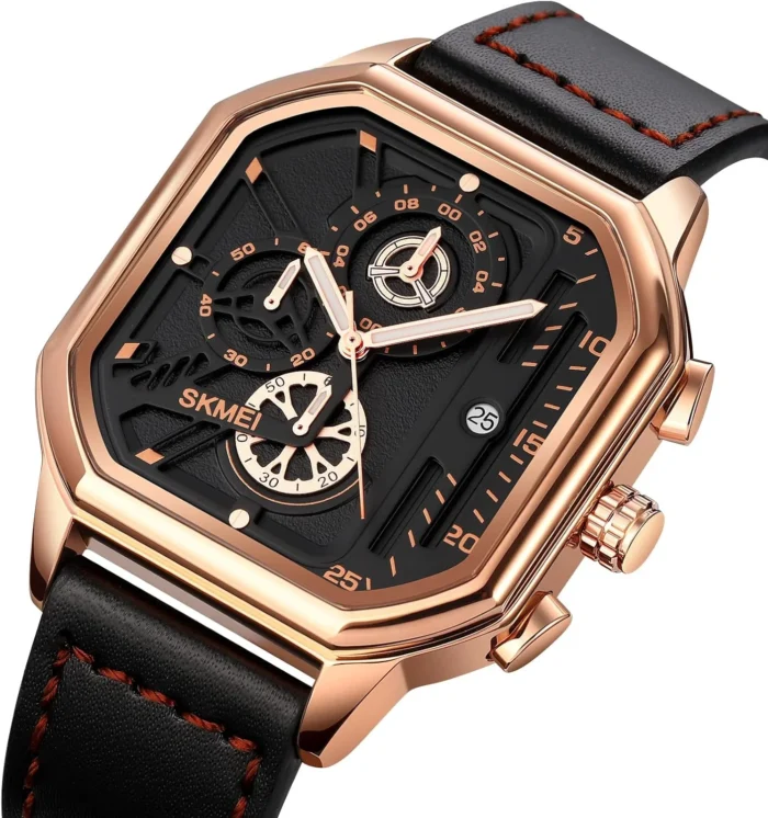 Skmei - 1963 - Waterproof Watch With Date Countdown - RoseGold - Image 4