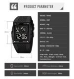 SKMEI - 1967 - High Quality Luxury Watch - Black/Black - Image 6