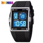 SKMEI - 1967 - High Quality Luxury Watch - Silver/Black