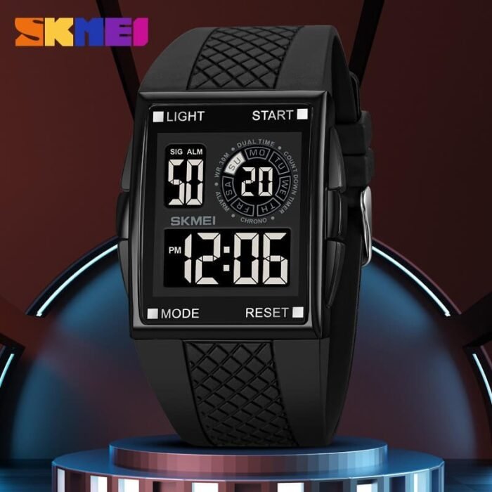 SKMEI - 1967 - High Quality Luxury Watch - Black/Black - Image 4