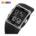 SKMEI - 1967 - High Quality Luxury Watch - Silver/Black - Image 3