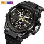 SKMEI - 2031 - High Quality Luxury Watch - Black/Gold - Image 2