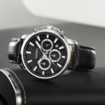 SKMEI - 2071 - High Quality Luxury Watch - Silver/Black-Leather - Image 4